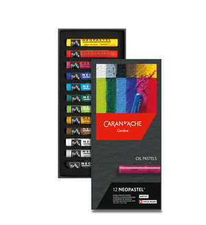 Caran d'Ache Neopastel Oil Pastel Boxs - 12, 24, 48, 96 Sets
