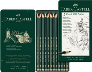 Faber Castell 9000 Art Set of 12 Pencils