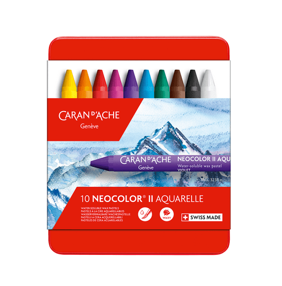 Caran d'Ache Neocolor II Water-Soluble Wax Pastel Set