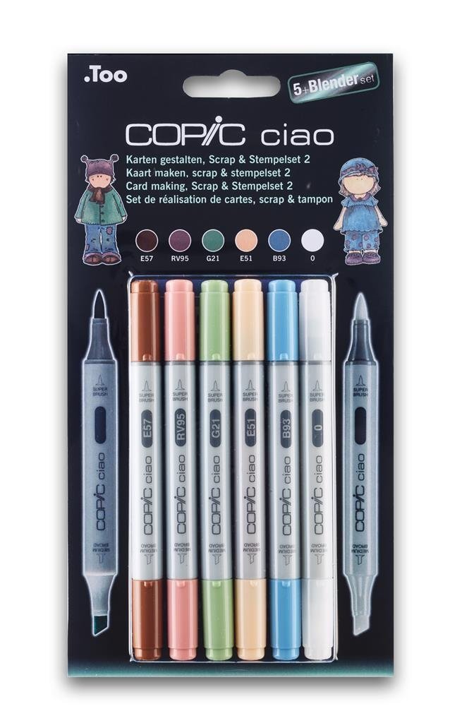 Copic ciao 5+1 Scrap and Stamping Set 2
