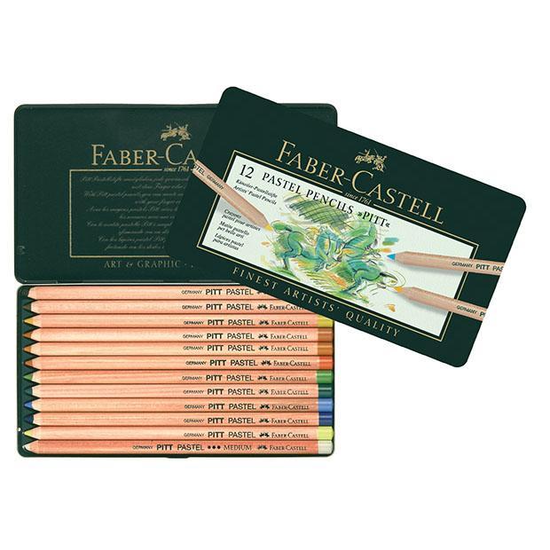 Faber Castel 12 Pitt Pastel Pencils