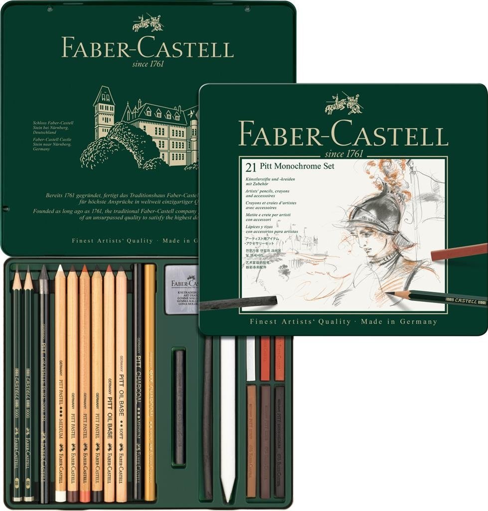 PITT Monochrome Graphite Set Medium Faber Castell