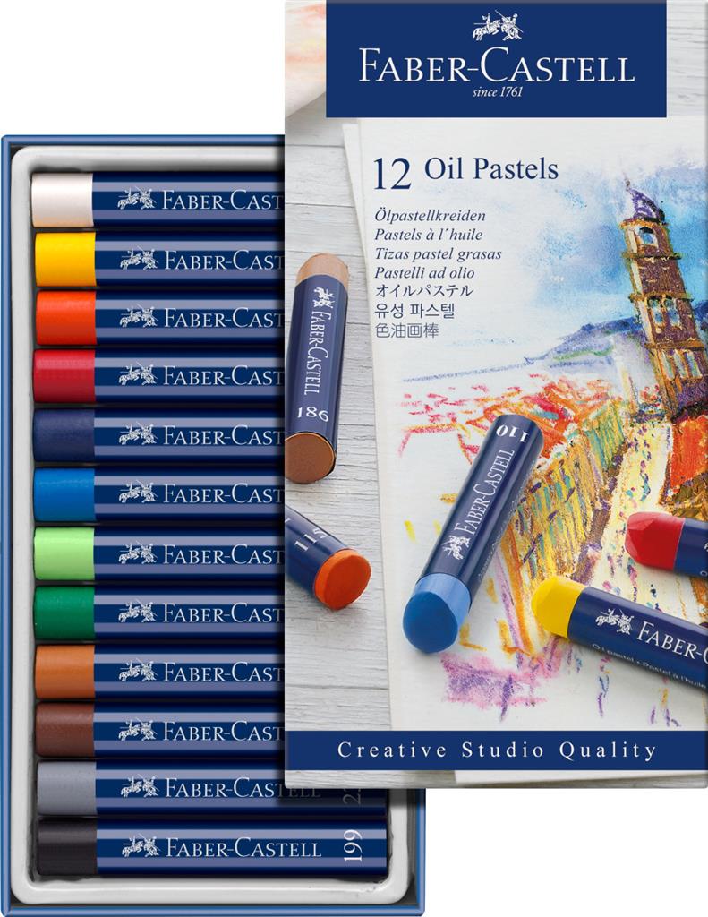 Faber Castell Box of 12 Creative Studio Oil Pastels