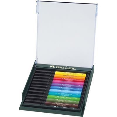 PITT Artist Brush Pen Set of 12 Intensive Colours