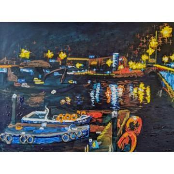 Kevin Collins Dredgers on the Lagan