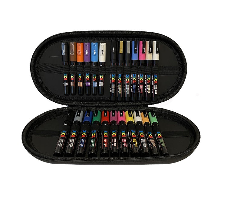 Paint Markers Set: 12 Multicolor and 12 Gold & Silver Paint Pens