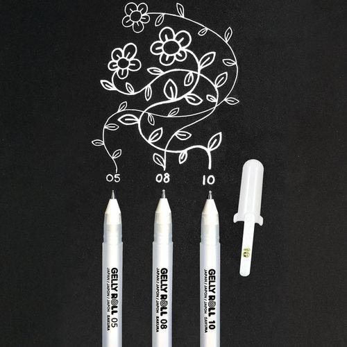 Sakura White Gelly Roll Gell Pen