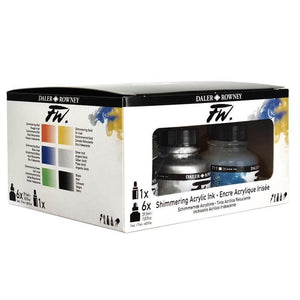 Daler Rowney FW Ink Shimmering 6 Set